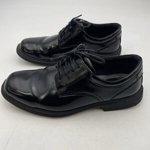 Nunn Bush Men's Black Oxford Shoes Comfort Slip Resistant Size 10.5 M
